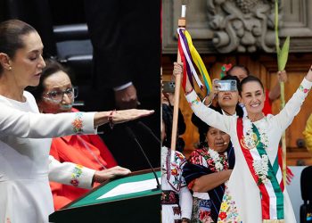 Claudia Sheinbaum takes office as Mexico's first woman president