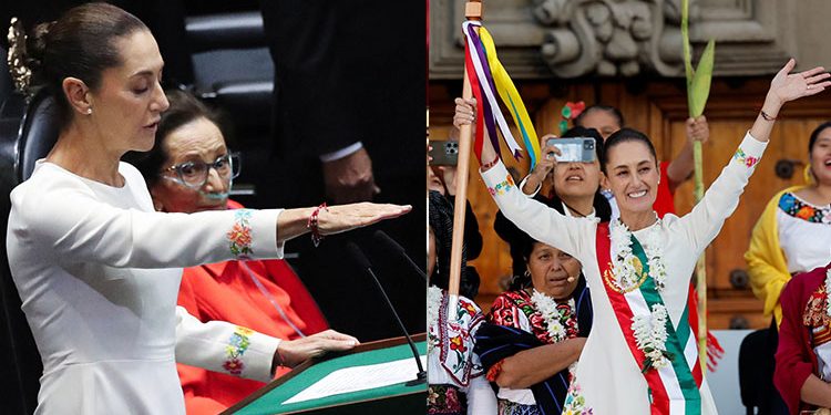 Claudia Sheinbaum takes office as Mexico's first woman president