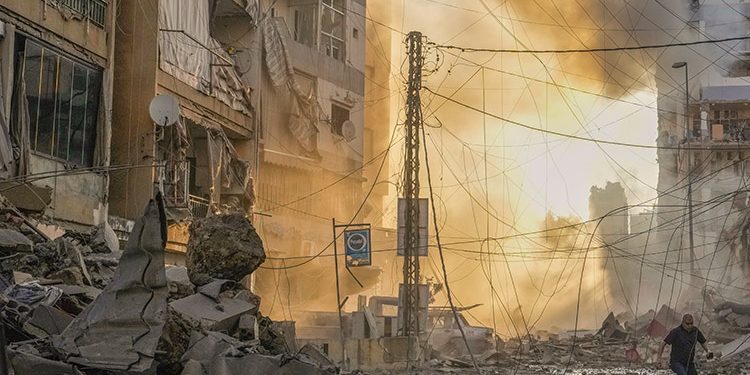 Israeli strike closes off road used by thousands to flee Lebanon