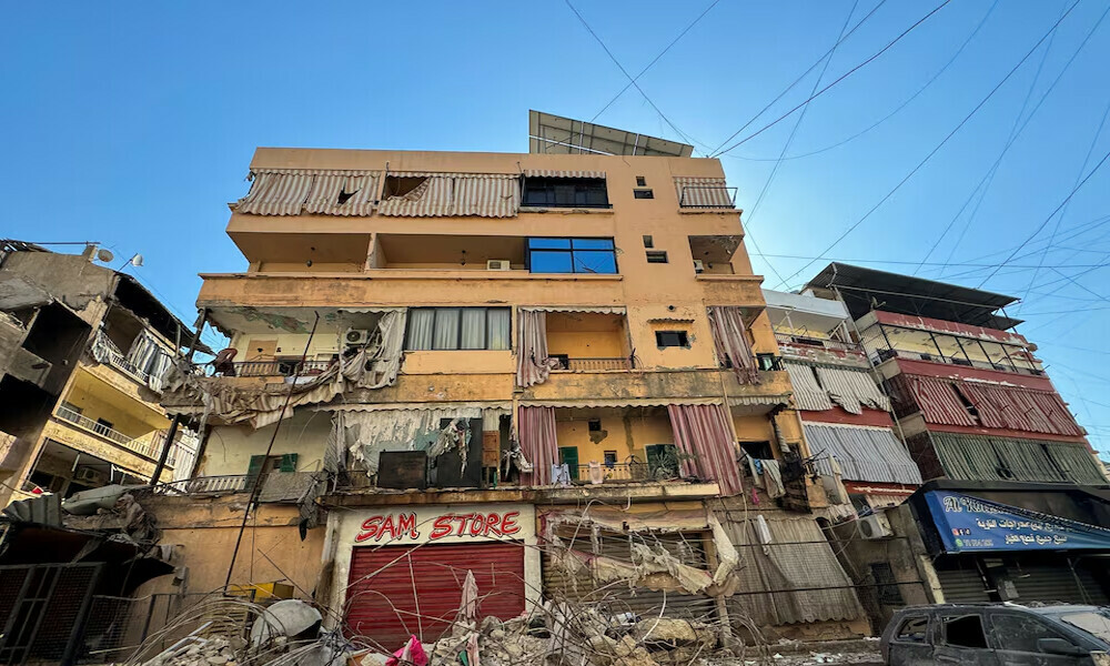  Rubble of damaged buildings lies at a site in the aftermath of Israeli strikes on Beirut’s southern suburbs, amid the ongoing hostilities between Hezbollah and Israeli forces, Lebanon, October 9, 2024. Photo: Reuters 