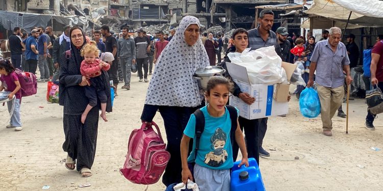 Israeli strike on northern Gaza’s Jabalia refugee camp kills 22