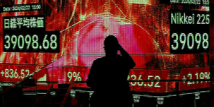 Asian markets track Wall Street losses on worries over tech rally