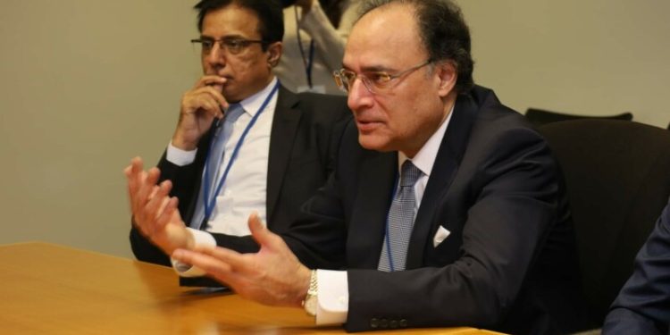 Aurangzeb explores climate financing, trade deals with global institutions