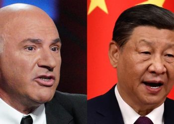 Kevin O'Leary says the US needs to go 'DEFCON 19 against China' and break the country with heavy tariffs