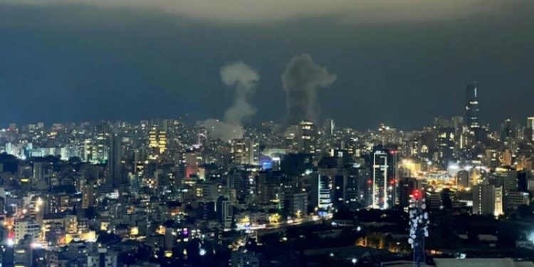 Lebanon says 11 dead, 48 injured in Israeli strikes on Beirut