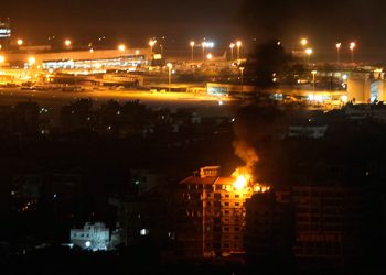 Massive explosions rock Beirut, one strike comes very close to airport