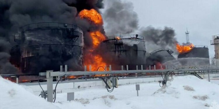 Overnight fires put out at two Russian fuel depots, say regional officials