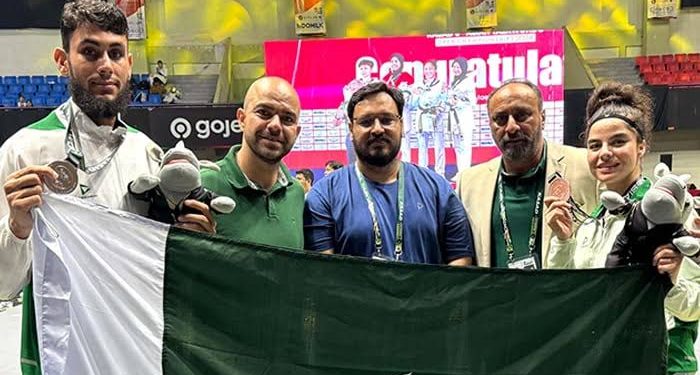 Pakistan’s Ikhtshamul Haq Wins Silver at 6th Asian Taekwondo Open Championship