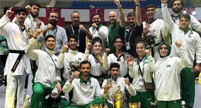 Pakistan’s Taekwondo Team Wins 8 Medals at Asian Championship