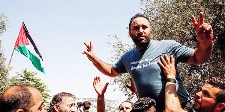 Palestinian activist wins prize for peaceful resistance against Israel