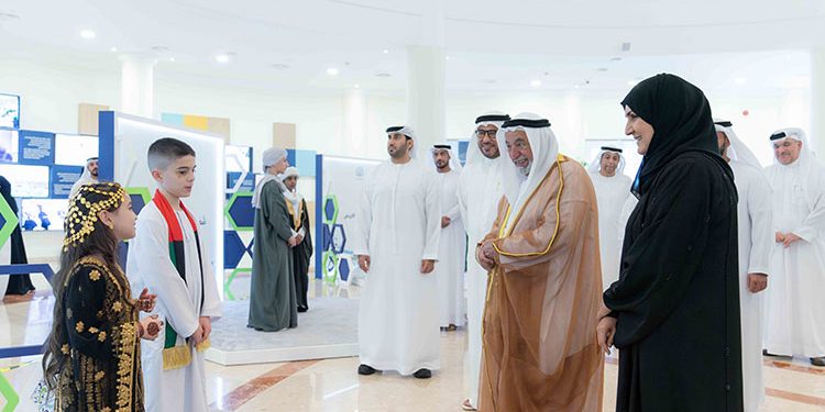 Sultan attends International Forum of Arabic Language Teachers in University City of Sharjah