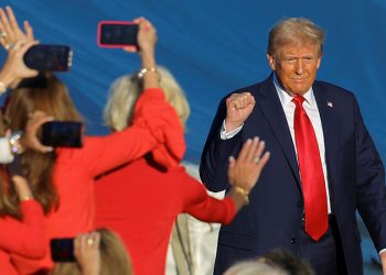 Trump urges supporters to deliver victory in his return to scene of first assassination attempt