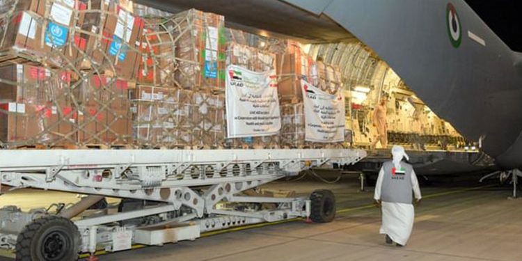 UAE sends six planes carrying medical, food, relief supplies to Lebanon