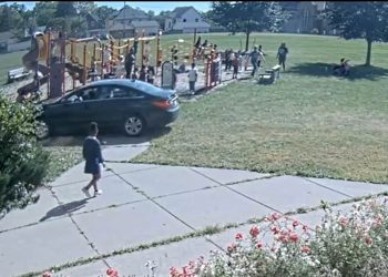 VIDEO: Ten-year-old boy drives stolen car through busy playground in Minneapolis