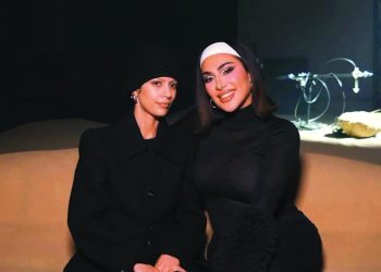 the two embraced each other in a reel shared on huda s ig handle photo instagram