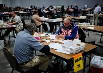 Trump at 168 electoral votes, Harris at 81: US media