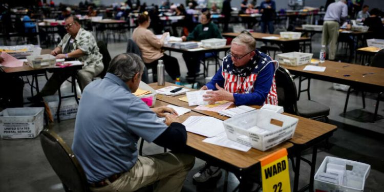 Trump at 168 electoral votes, Harris at 81: US media