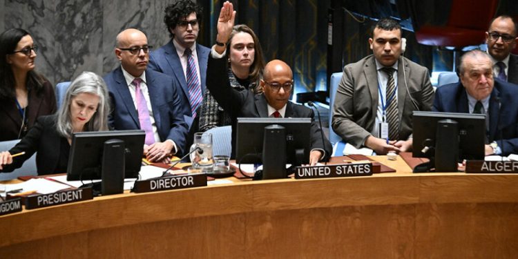 US vetoes UN Security Council resolution on Gaza ceasefire