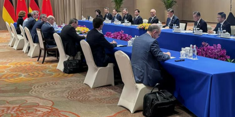 Xi Jinping asks Germany’s Scholz to help resolve issue of EU tariffs on Chinese EVs