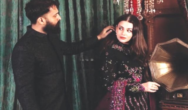 the pair pose at a family event photo instagram