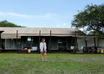 I stayed at one of the most expensive lodges next to the Serengeti National Park, where I fell asleep to lions roaring by my $2,585-a-night tent