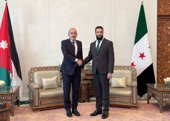 Jordan foreign minister holds talks with Syria’s new leader