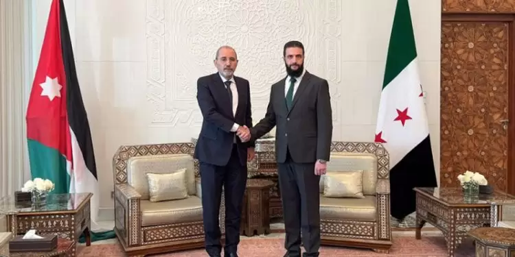 Jordan foreign minister holds talks with Syria’s new leader