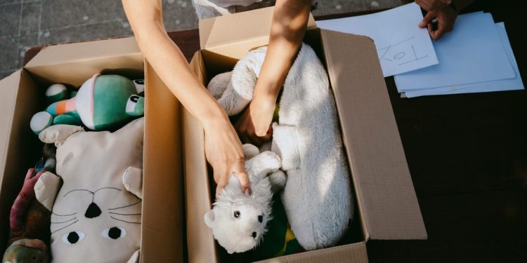 My kids had tons of stuffed animals they didn't play with anymore. Donating them made it easier to let go.