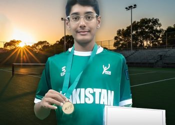 Pakistan’s Hassan Usmani Wins Doubles Title at ATP U14 Asian Tennis Tournament