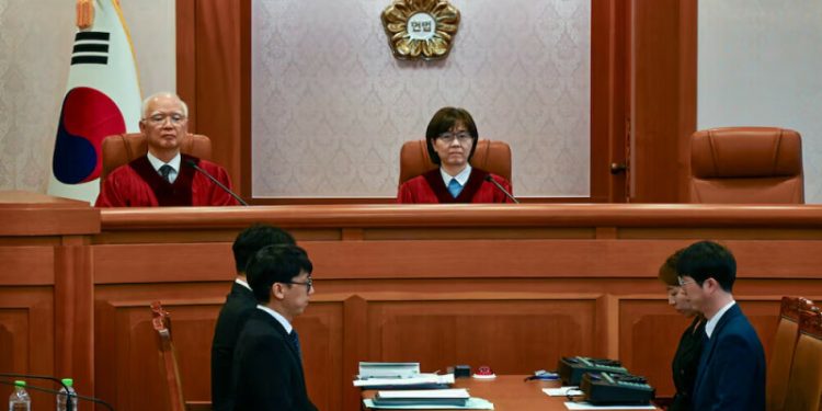 South Korea’s parliament convenes for acting president impeachment vote, as Yoon goes on trial