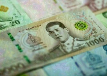 Thai baht/US dollar mostly unchanged on Tuesday