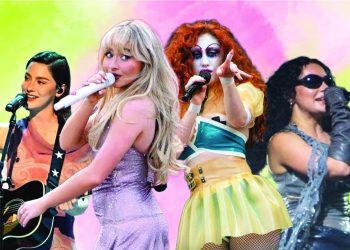 gracie abrams sabrina carpenter chappell roan and charli xcx left to right are dominating this year photo file