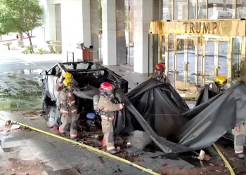 Tesla Cybertruck explodes outside Trump Las Vegas hotel, killing driver