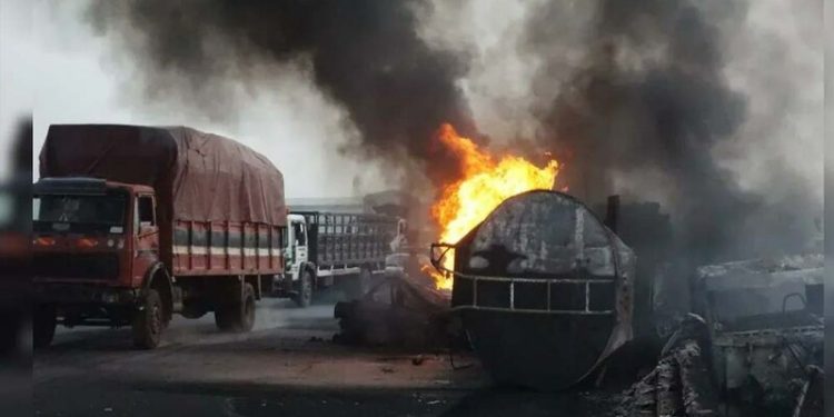 70 killed in central Nigeria as fuel truck explodes