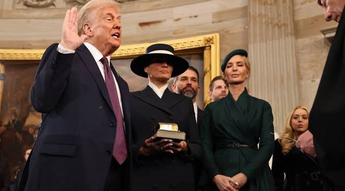 Donald Trump Takes Oath as 47th President of United States