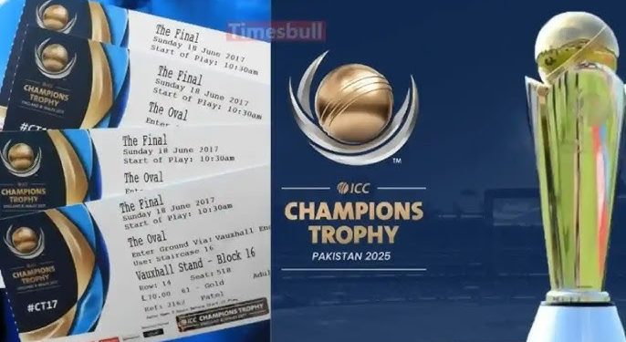 ICC Men’s Champions Trophy 2025 Ticket Sales Website Crashes Due to High Demand