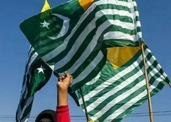 Kashmiris stage protest against India outside its embassy in Brussels