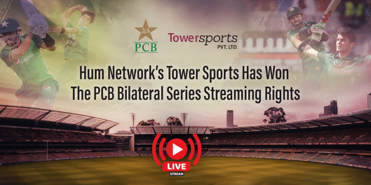 Tower Sports Secures Exclusive Live Streaming Rights for Pakistan’s 2025 Cricket Matches