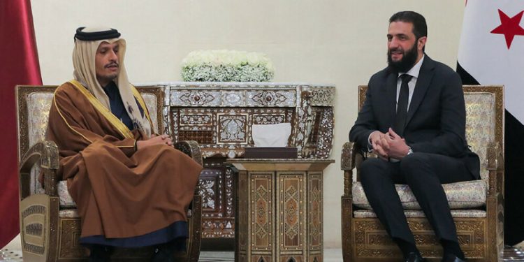 Visiting Qatar PM says to help Syria rehabilitate infrastructure