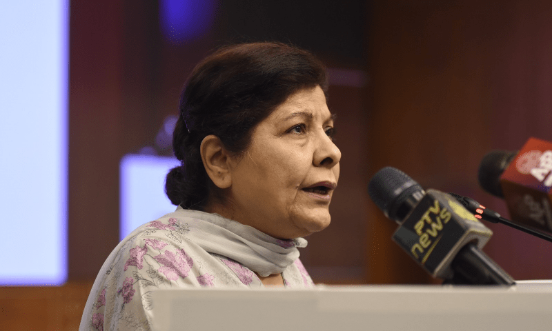  Ex-SBP governor Shamshad Akhtar.  — Tanveer Shahzad/Mohammad Asim 