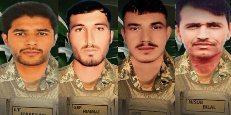 Four army personnel martyred, 15 terrorists killed in KP operations: ISPR