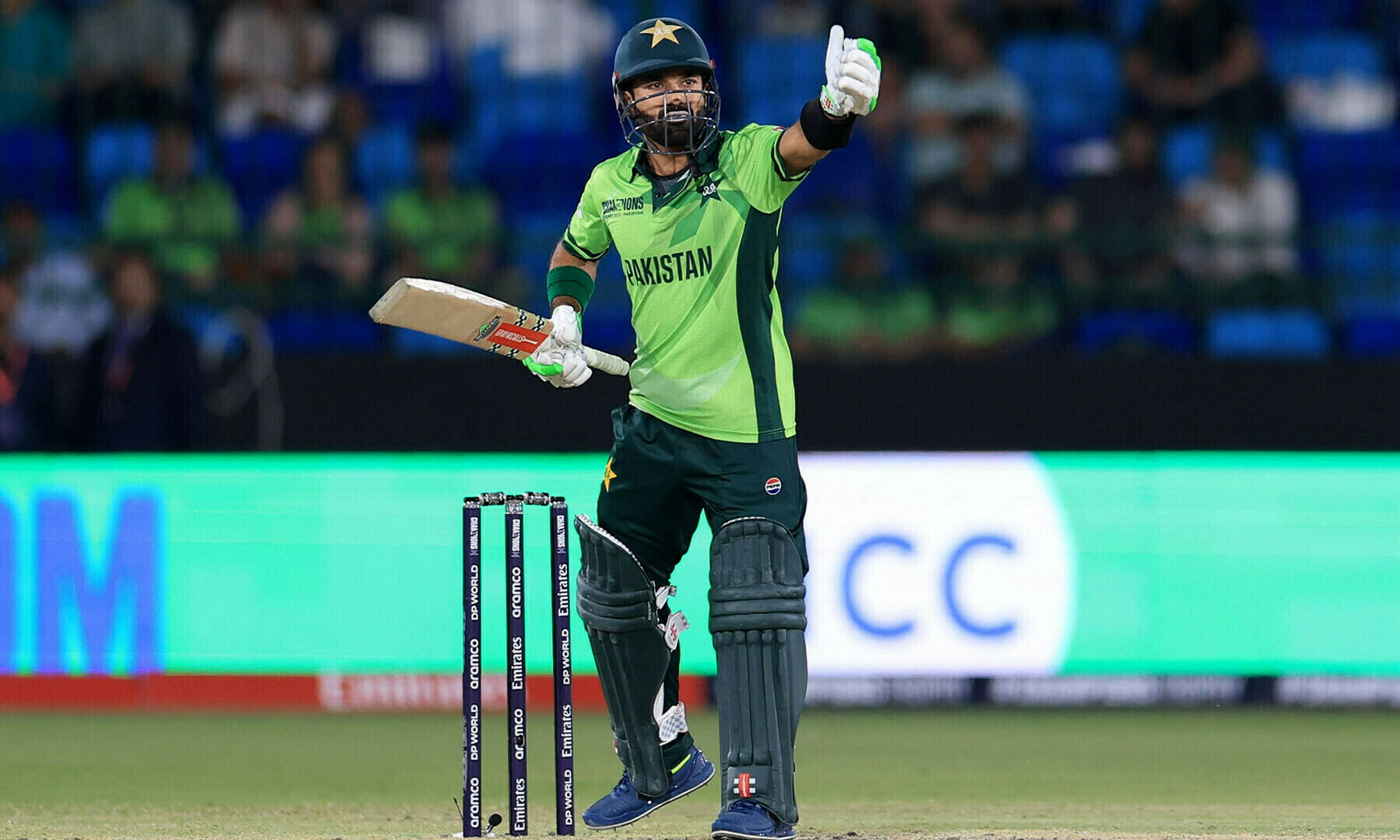  Pakistan’s Mohammad Rizwan in action. — Reuters 