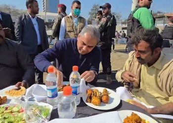 700 Construction Workers of National Bank Stadium Treated to Lunch by Mohsin Naqvi