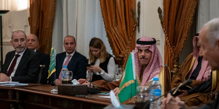 Five Arab foreign ministers reject forced displacement of Palestinians