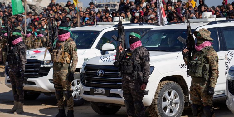 Hamas releases three Israeli captives as fragile ceasefire holds