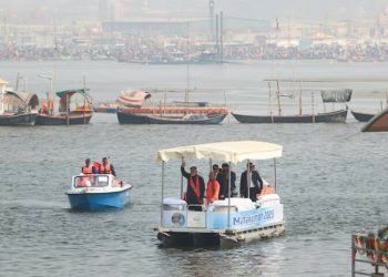 India’s Modi takes ‘holy dips’ at Maha Kumbh, week after stampede killed dozens