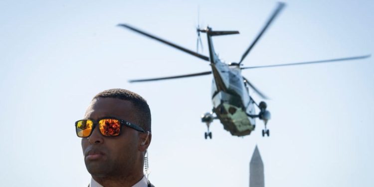 See inside Marine One, the soundproof presidential helicopter that can seat 14 people and deploy anti-missile defenses