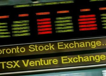 TSX falls as tech, healthcare shares weigh, US tariffs loom