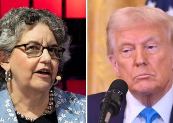 The head of the FEC is defying Trump's attempt to fire her