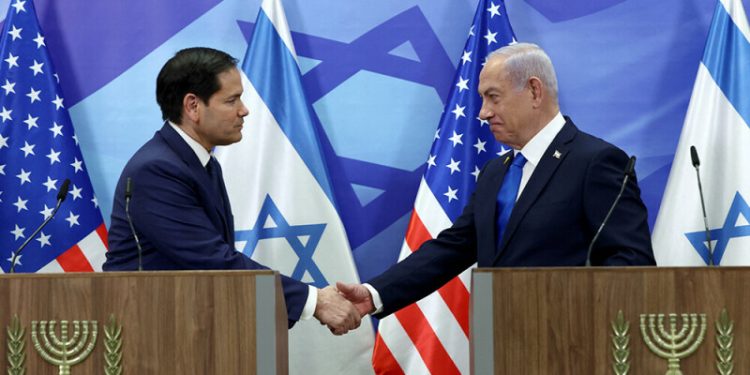 US top diplomat meets Netanyahu for Gaza ceasefire talks